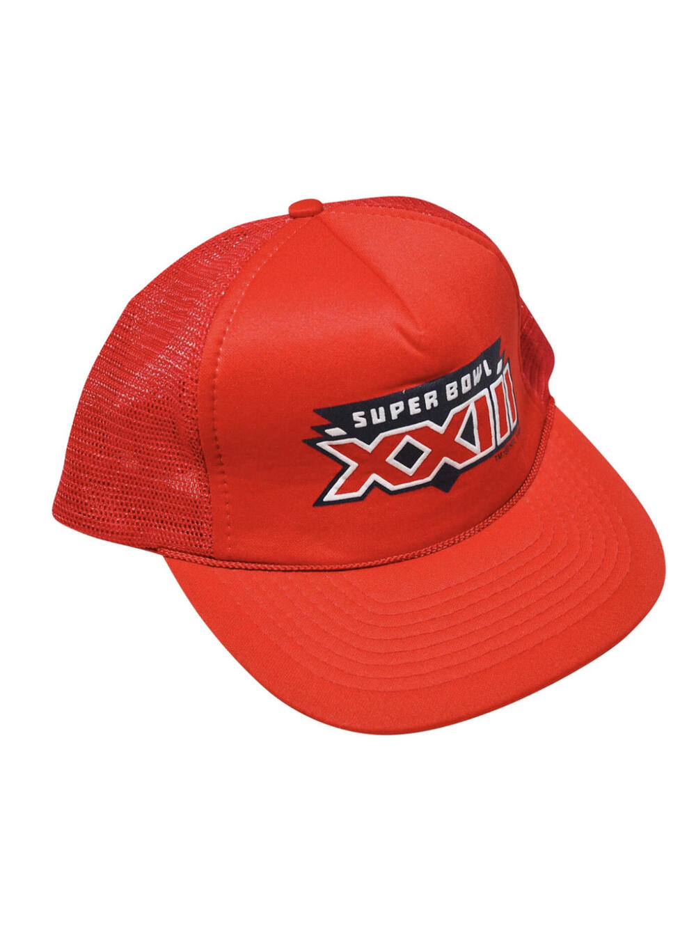 Vintage San Francisco 49ers Bengals 1989 Super Bowl XXIII 80s Trucker Snapback